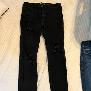 Hollister Black High Rise Skinny Jeans
